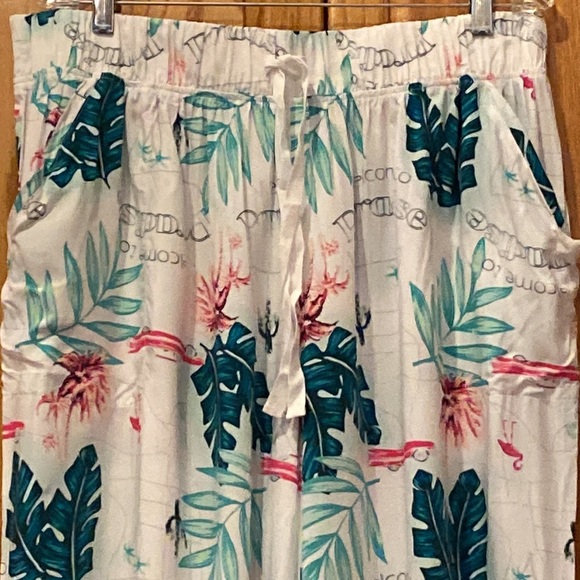 Lane Bryant Intimates & Sleepwear 82 Flamingo Tropical Pajama Pants Lane Bryant Plus Size